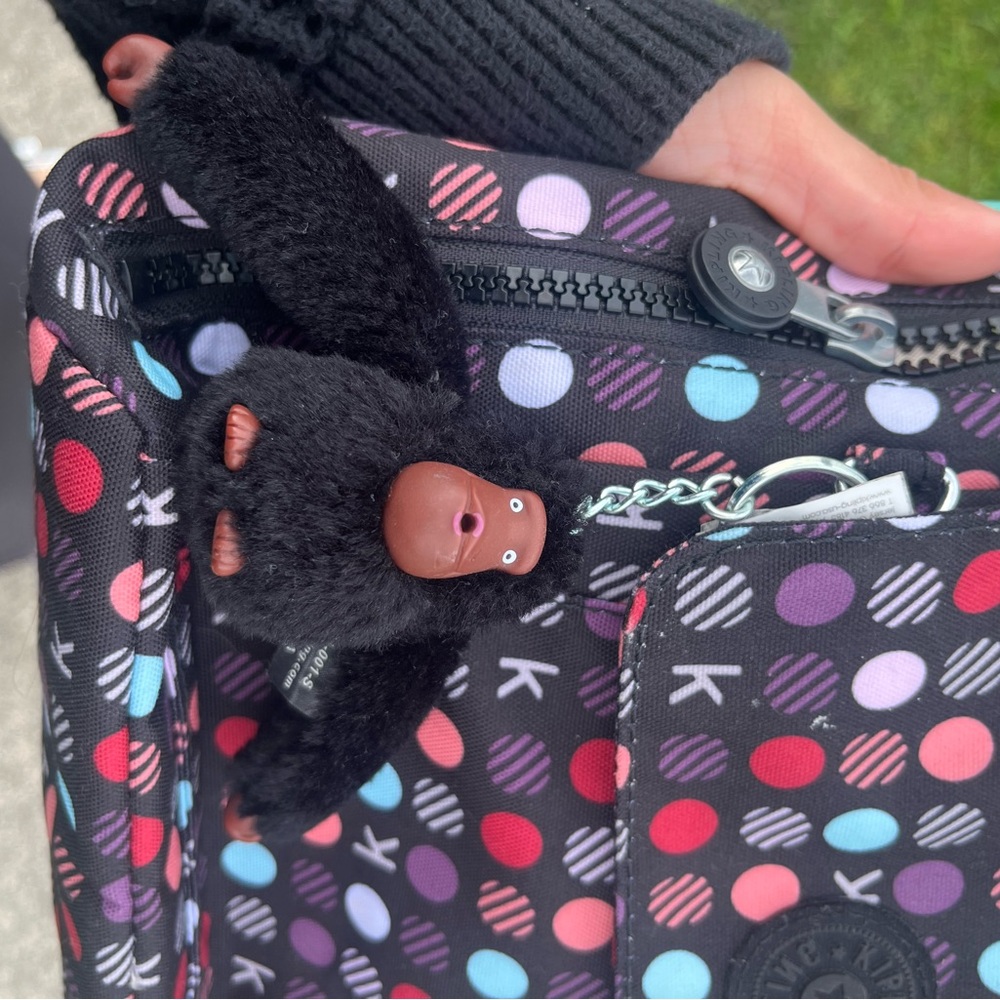 Kipling Multicolor Dot Backpack - image 3